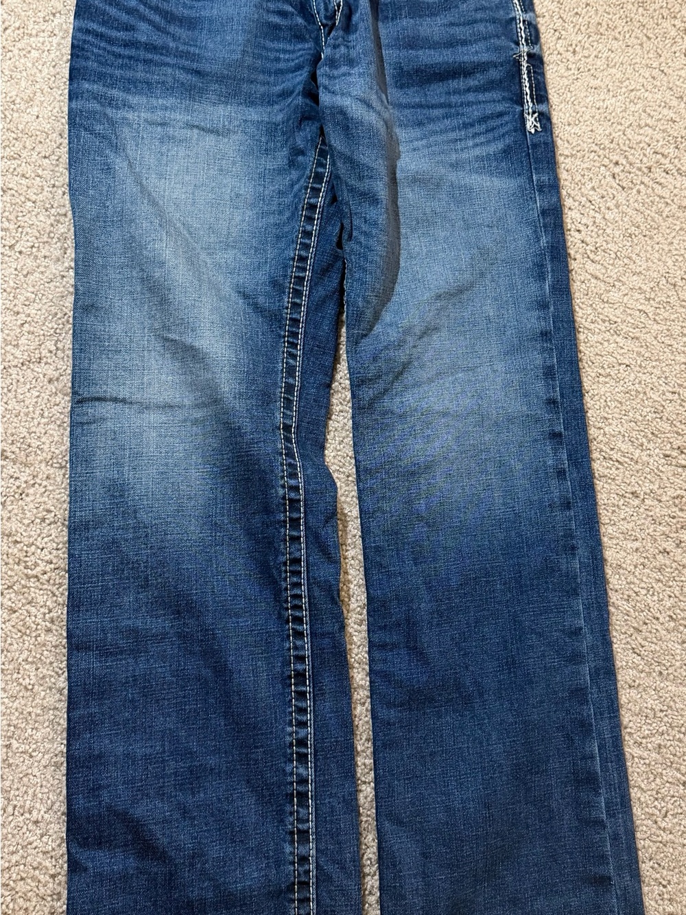 Ariat Men Dark Blue Straight-Leg Jeans